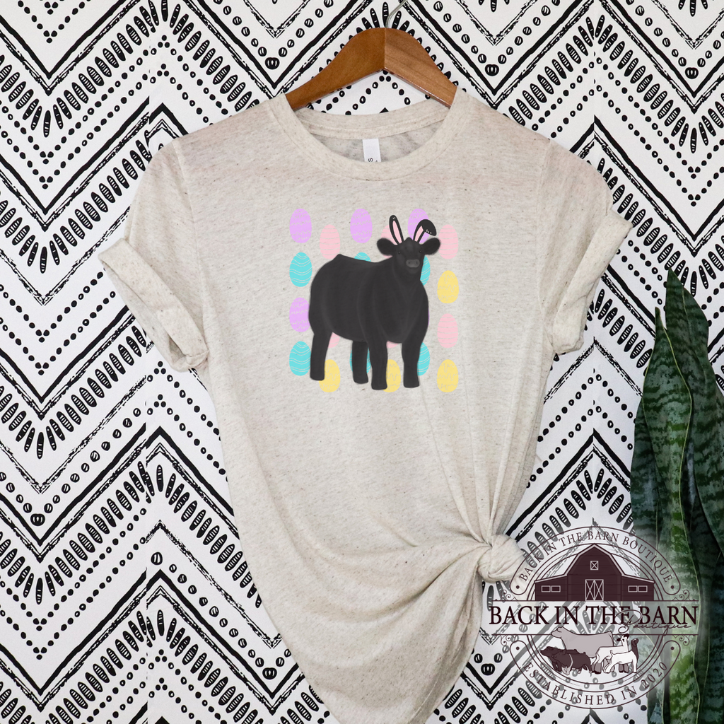 Easter Egg Hunt Cattle Shirt