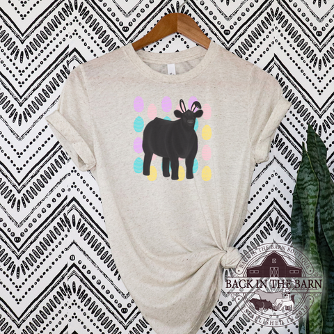 Easter Egg Hunt Cattle Shirt