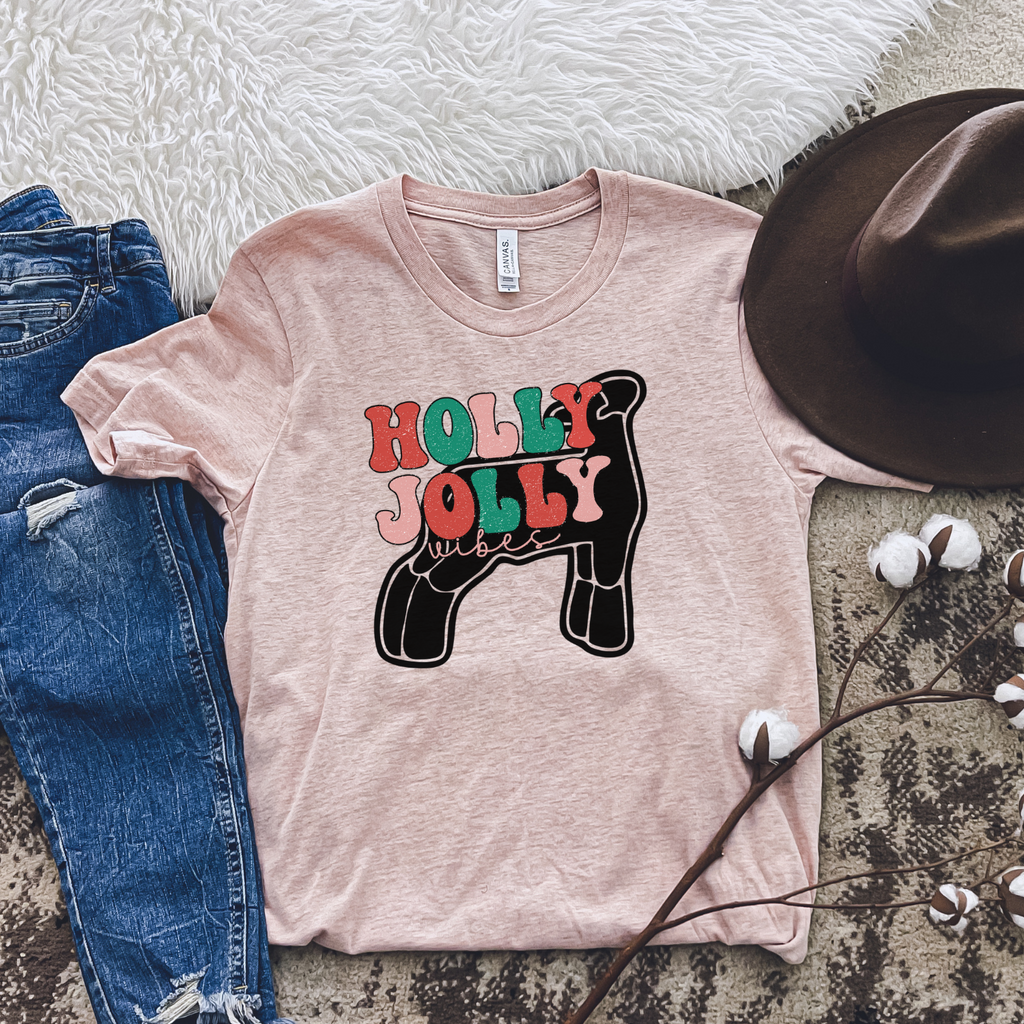 Holly Jolly Vibes Lamb Shirt