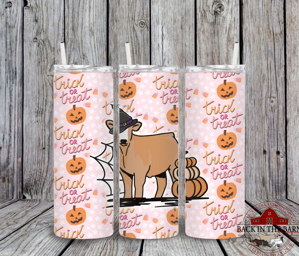 *7 SPECIES* 20 oz Skinny Trick OR Treat Livestock Tumbler