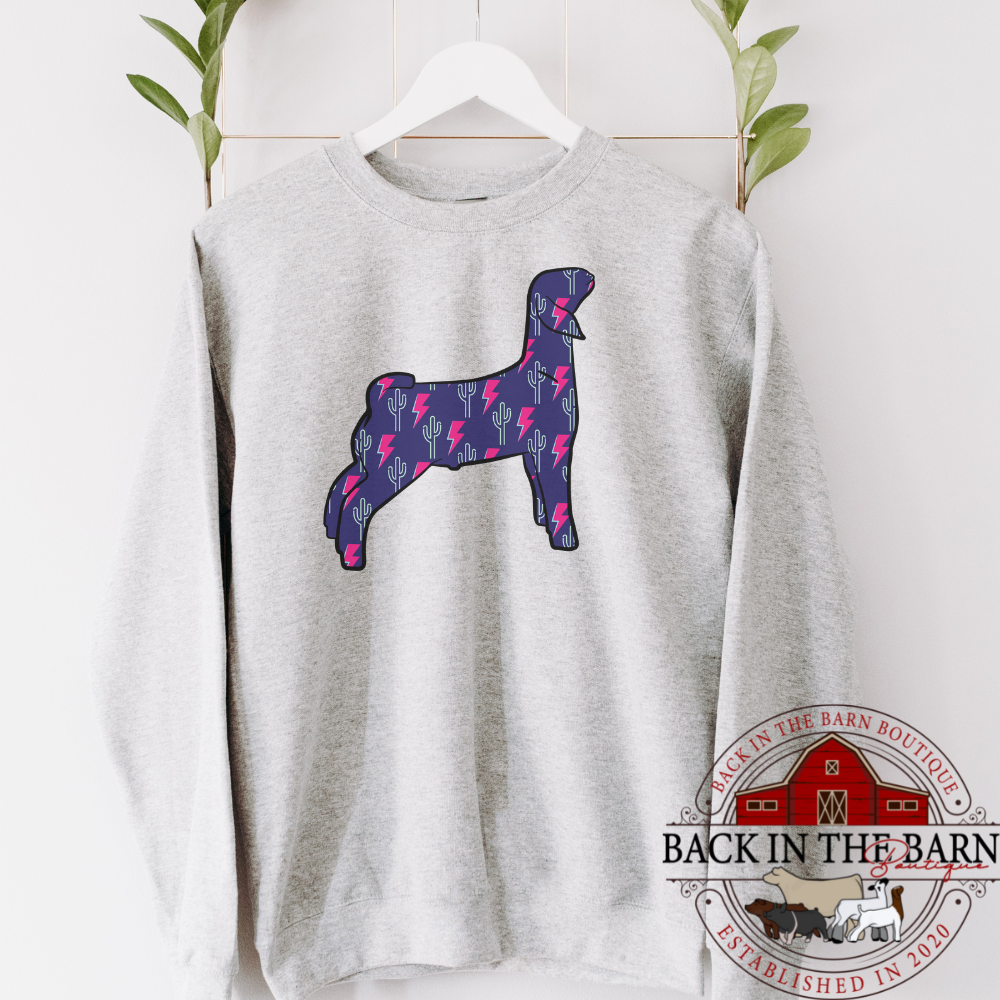 Lighting Bolt Goat Crewneck