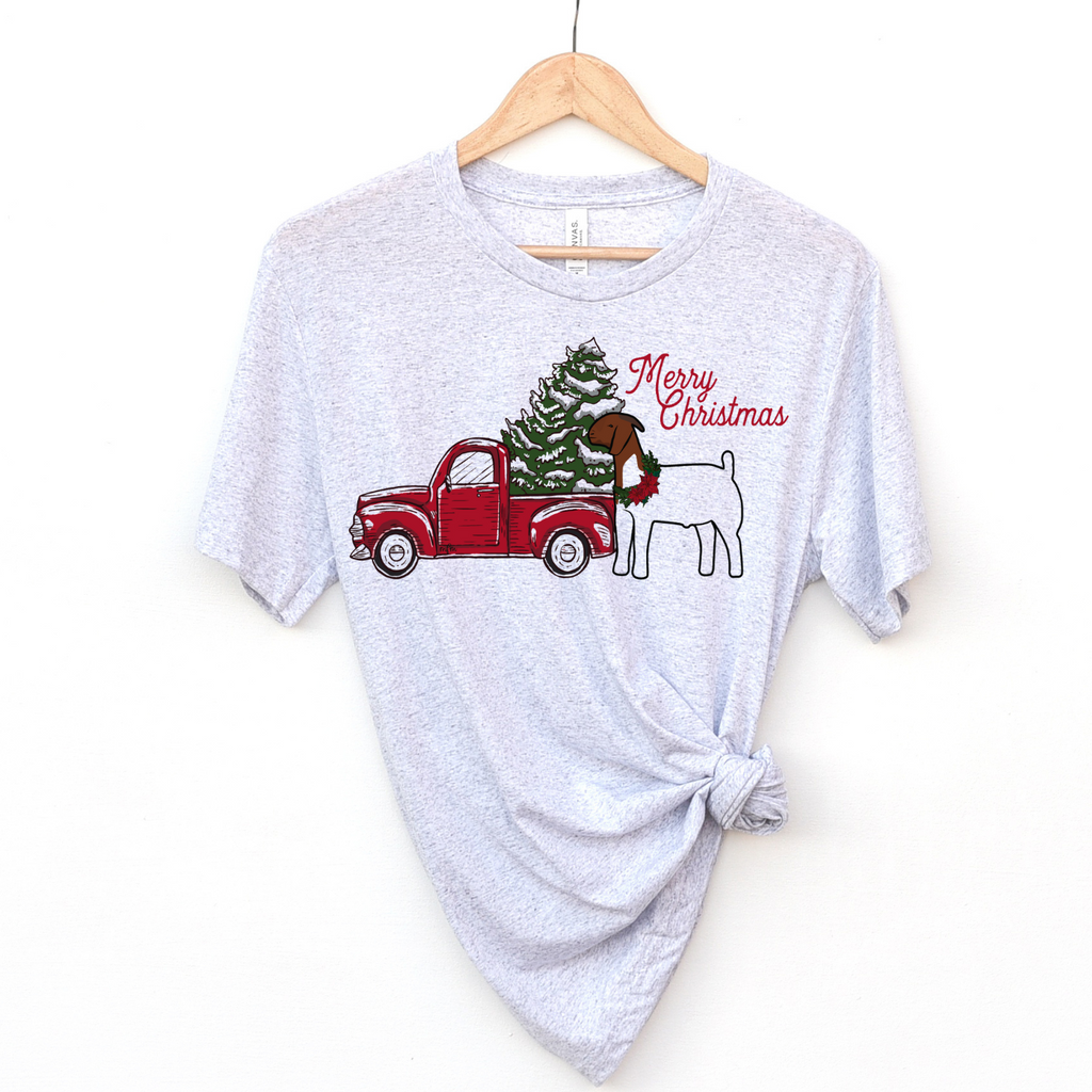 Evergreen Christmas Goat Shirt