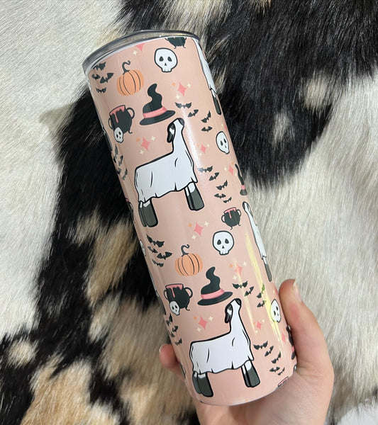 *6 SPECIES* 20 oz Skinny Spooky Season Livestock Tumbler