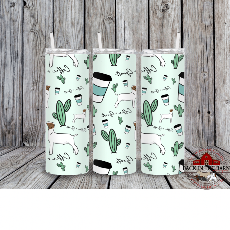 20 oz Coffee & Goats Tumbler