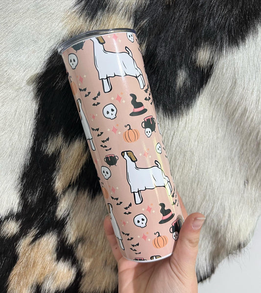 *6 SPECIES* 20 oz Skinny Spooky Season Livestock Tumbler