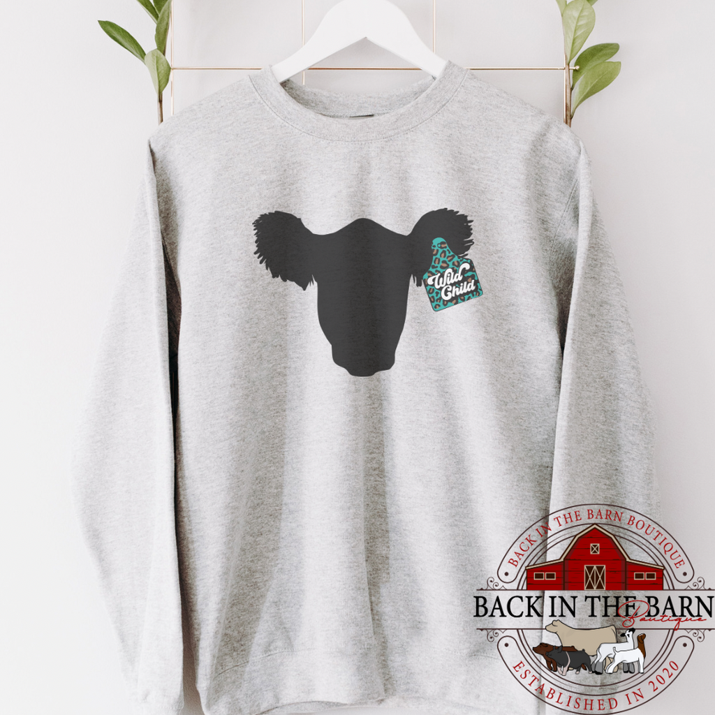 Wild Child Cattle Crewneck