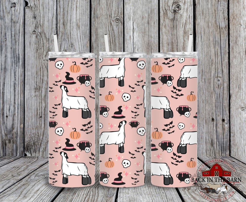 *6 SPECIES* 20 oz Skinny Spooky Season Livestock Tumbler