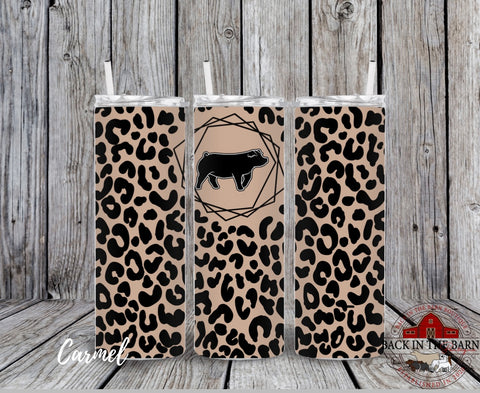 20 oz Skinny Cheetah Livestock Tumbler