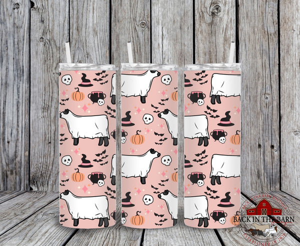 *6 SPECIES* 20 oz Skinny Spooky Season Livestock Tumbler