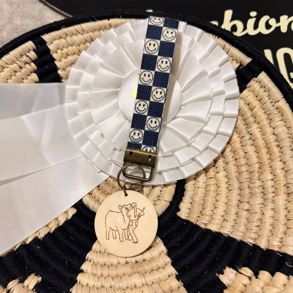 Cotton Cattle Wristlet