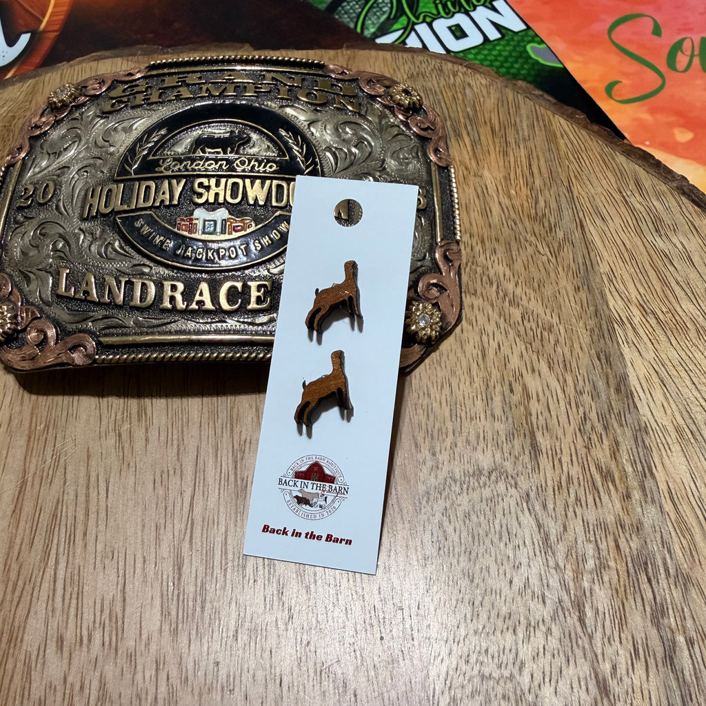 Goat Stud Earrings