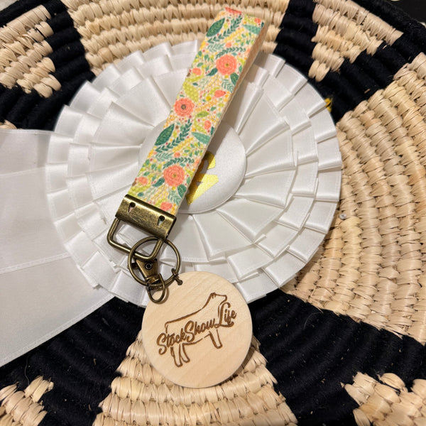 Cotton Cattle Wristlet