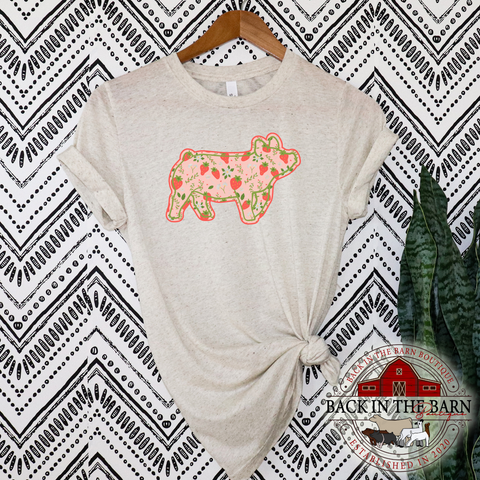 Strawberry Fields Pig Shirt