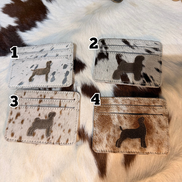 Cowhide Goat Wallet