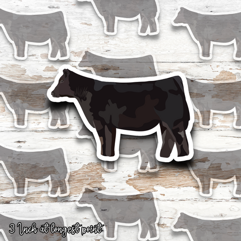 Realistic Cattle Stickers
