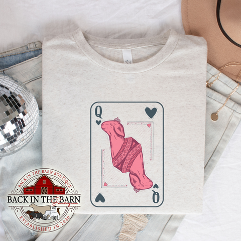 Queen of Hearts Goat Shirt