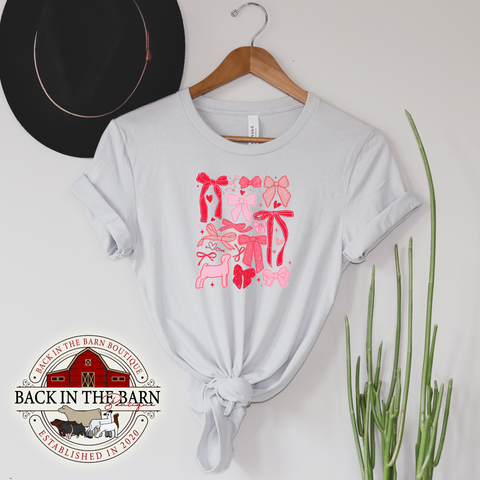 Valentines Bow Goat Shirt