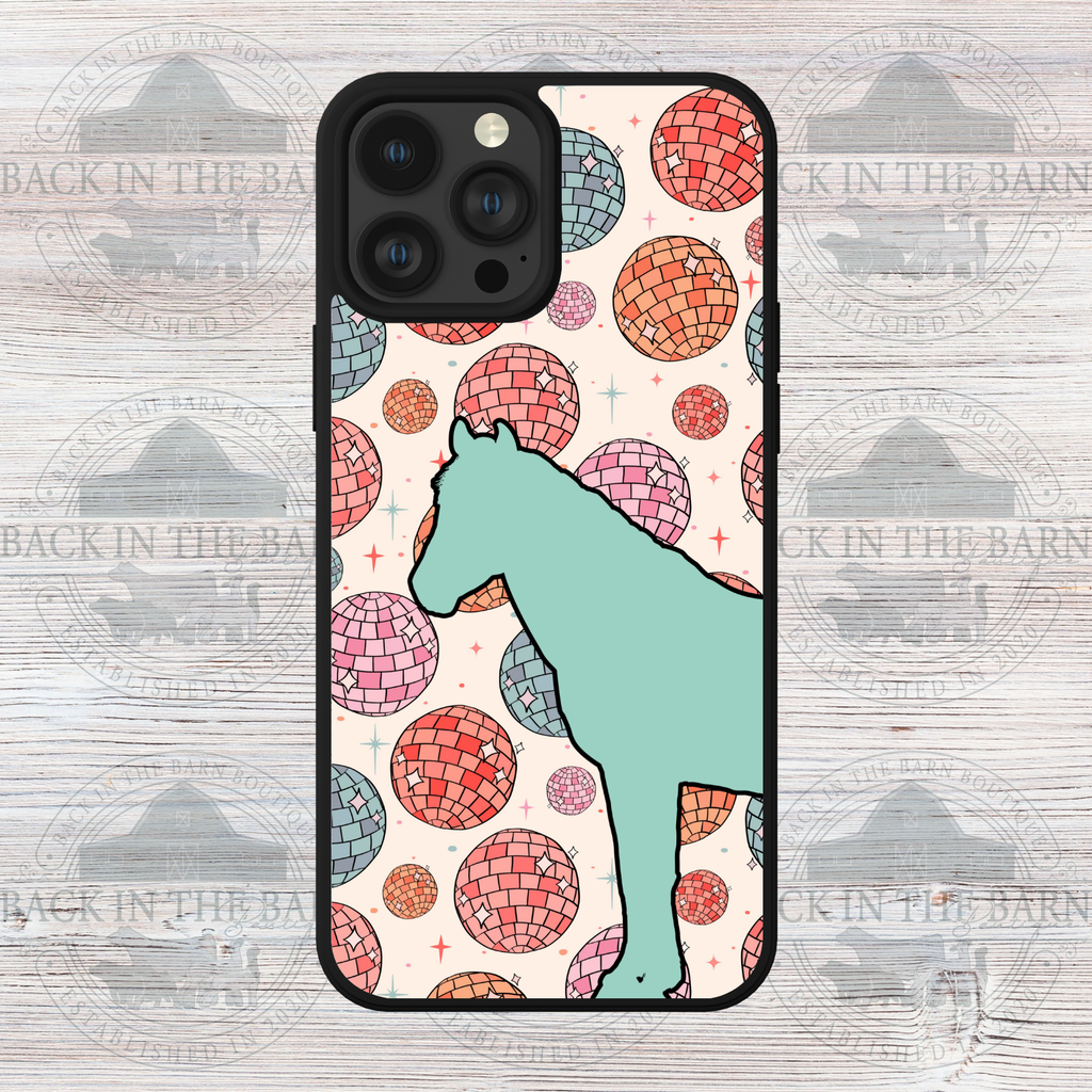 Disco Party Horse Phone Case