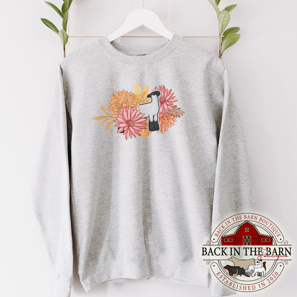 Fall Leaves Lamb Crewneck