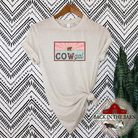 Cow Gal Cattle Shirt