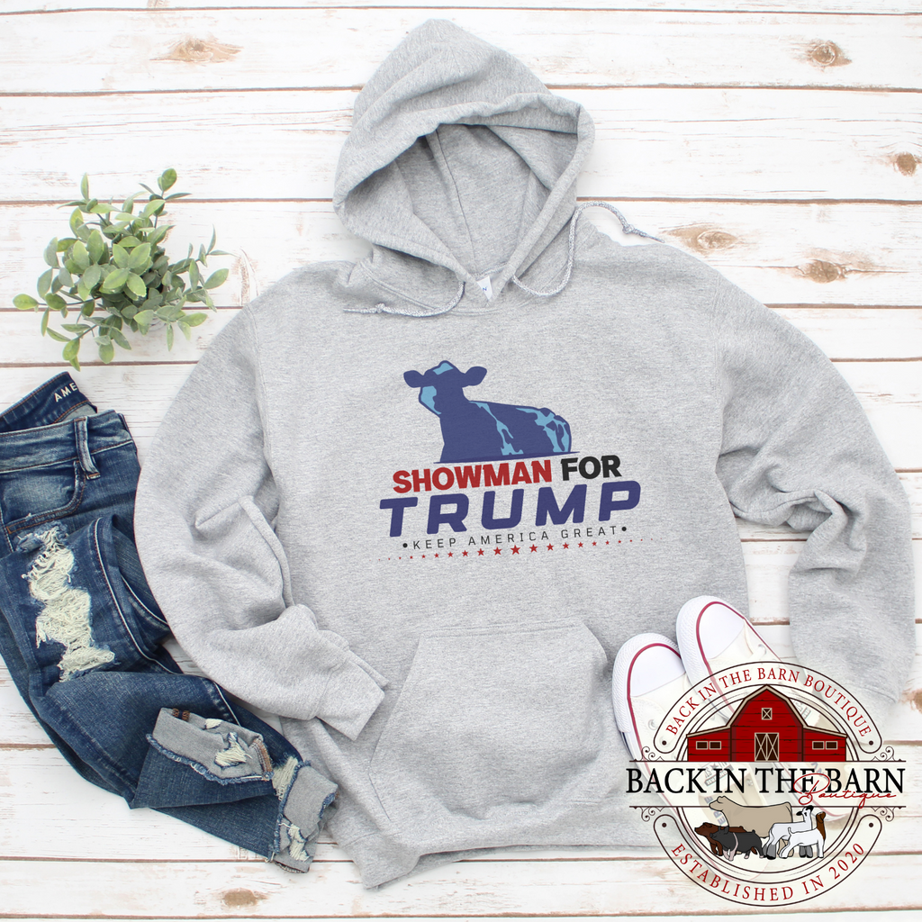 Showman For TRUMP Dairy Cattle Sweatshirt