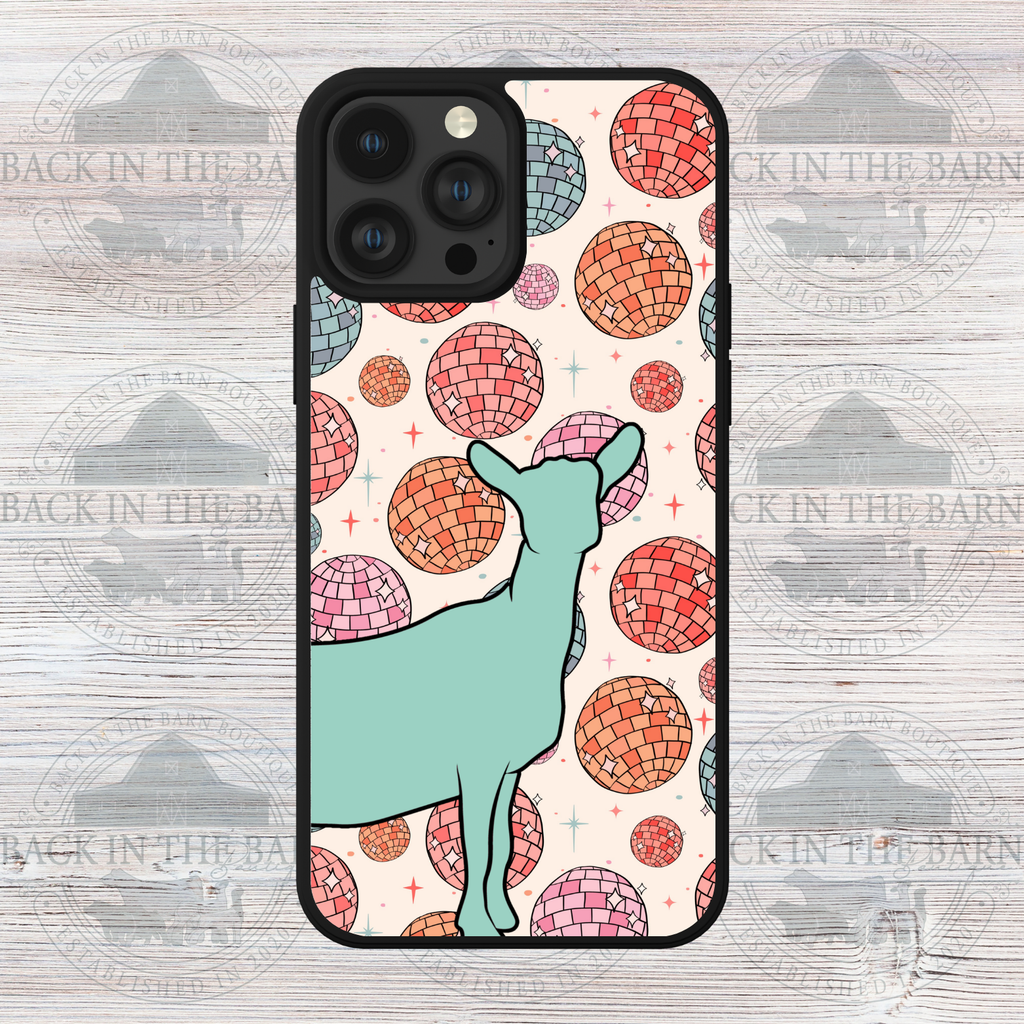 Disco Party Dairy Goat Phone Case