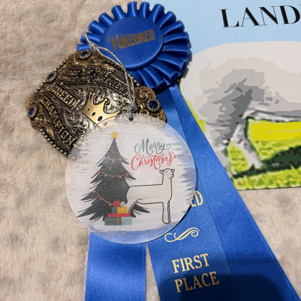 Acrylic Breed Lamb Ornaments