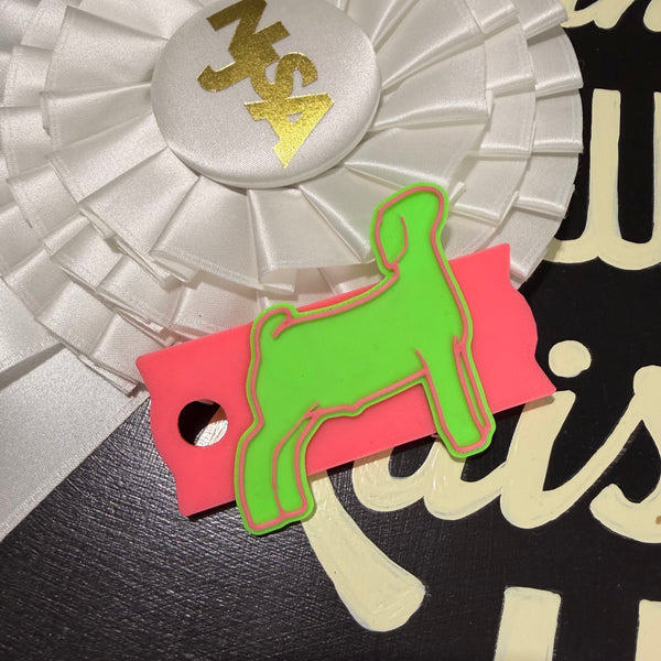 40oz Goat Straw Topper