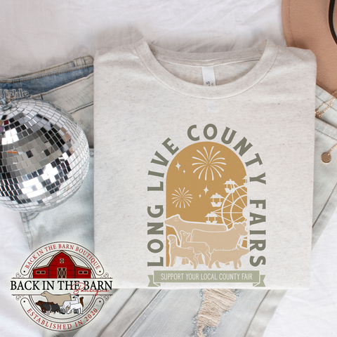 Long Live County Fairs Livestock Shirt