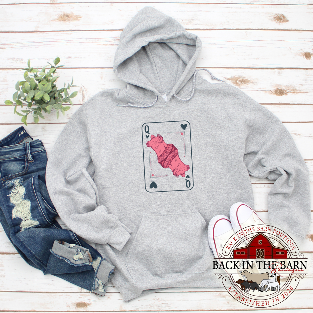 Queen of Hearts Cattle Sweatshirt