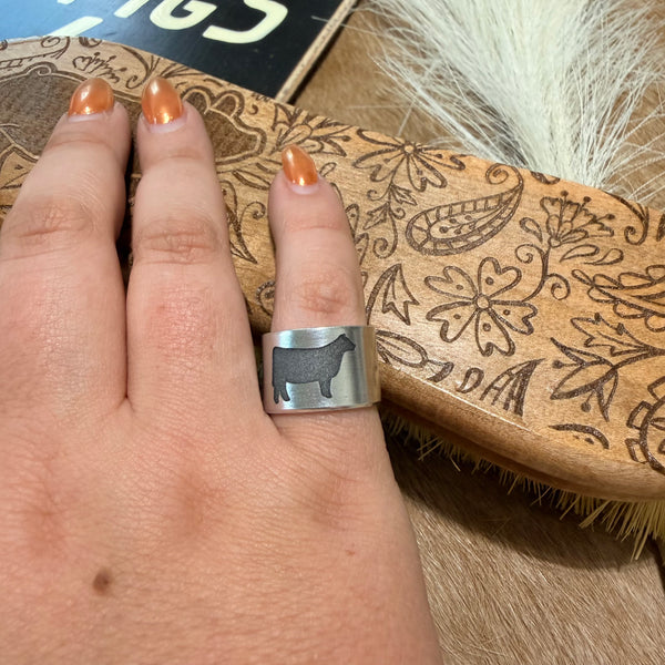 Engraved Livestock Ring