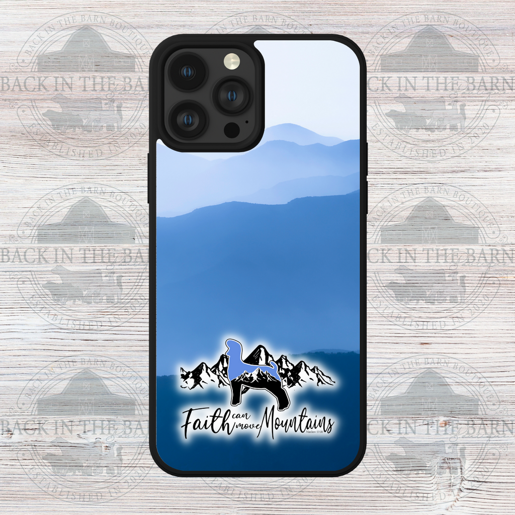 Faith Can Move Goat Phone Case