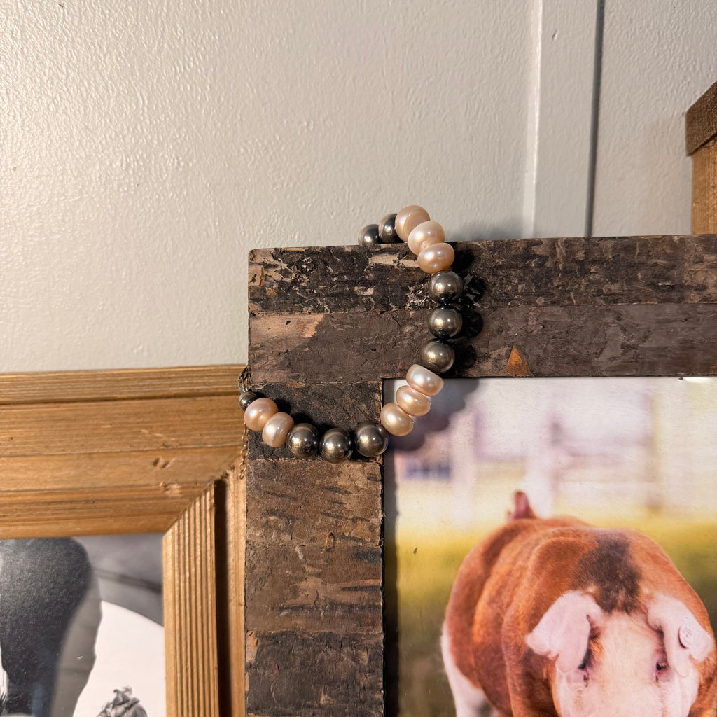 The “Sweet Peach” Sterling Silver Bracelet
