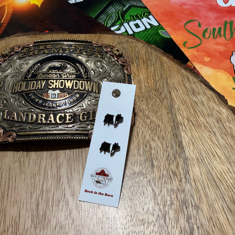 Hampshire Pig Stud Earrings