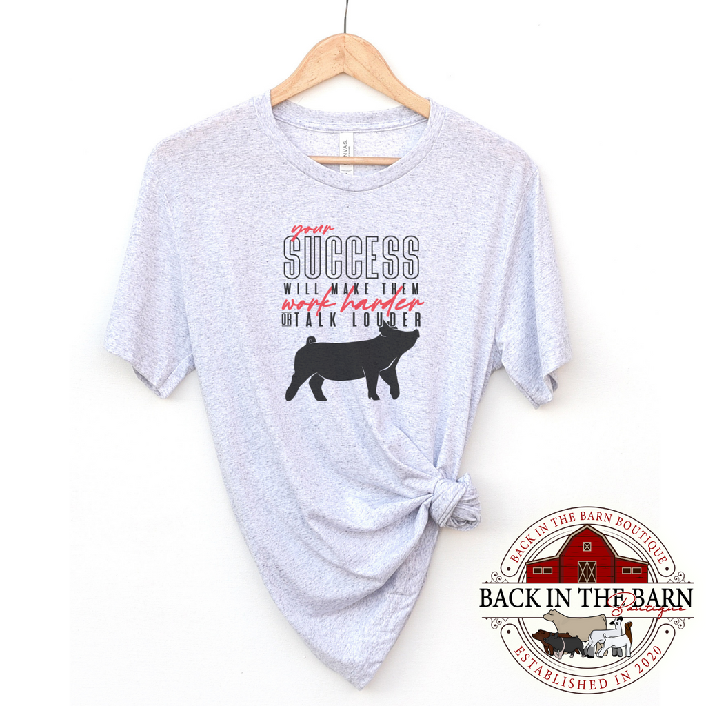 Work Hard Pig Shirt