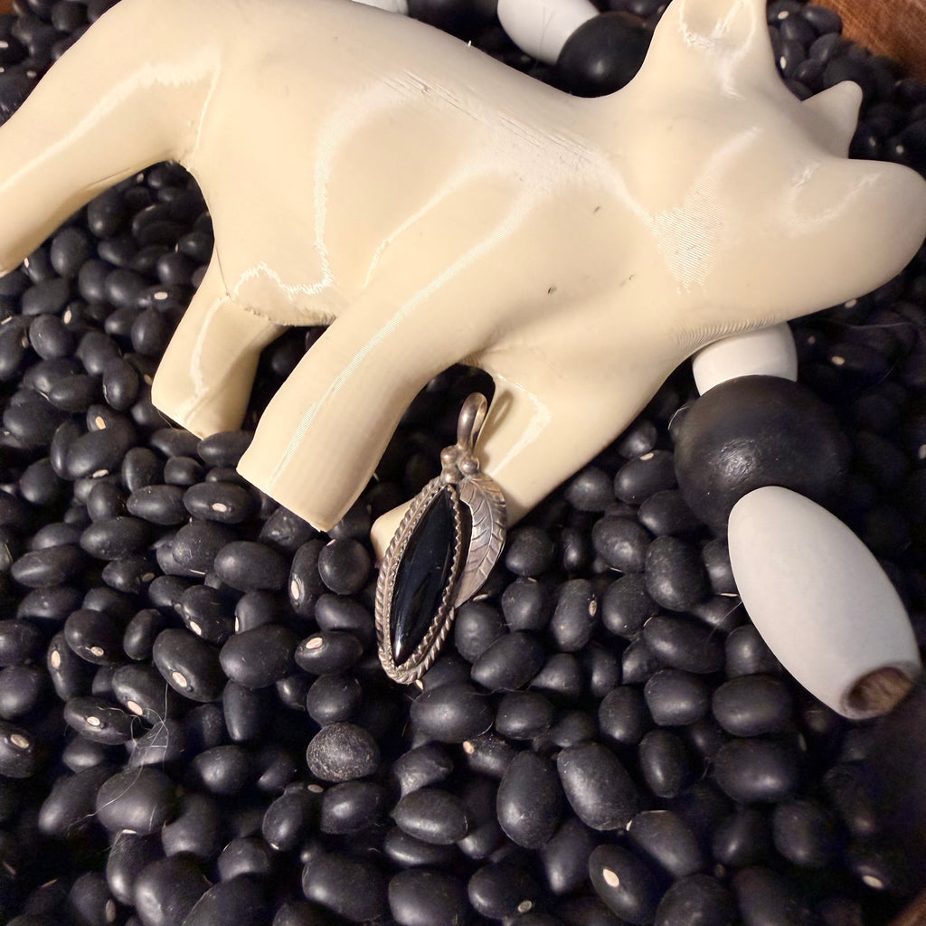 The “Black Out” Sterling Silver Pendant