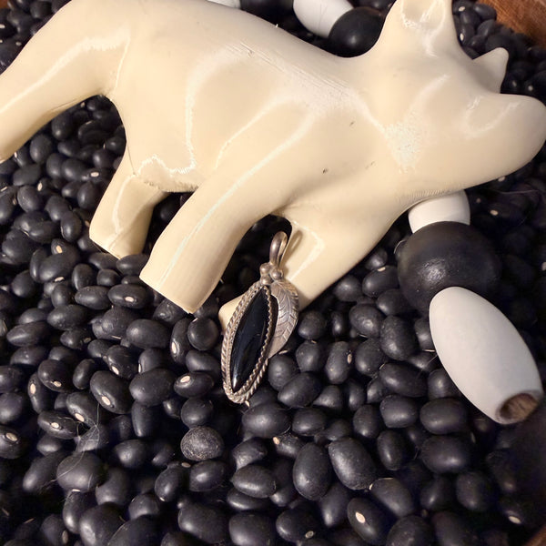 The “Black Out” Sterling Silver Pendant