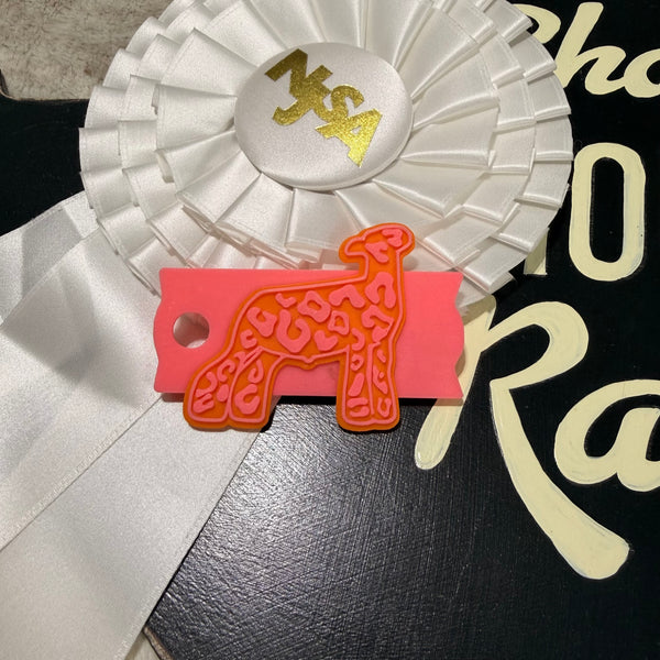 40oz Lamb Straw Topper