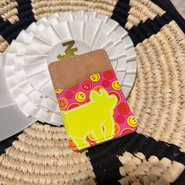 Back of Phone Pig Card Wallet