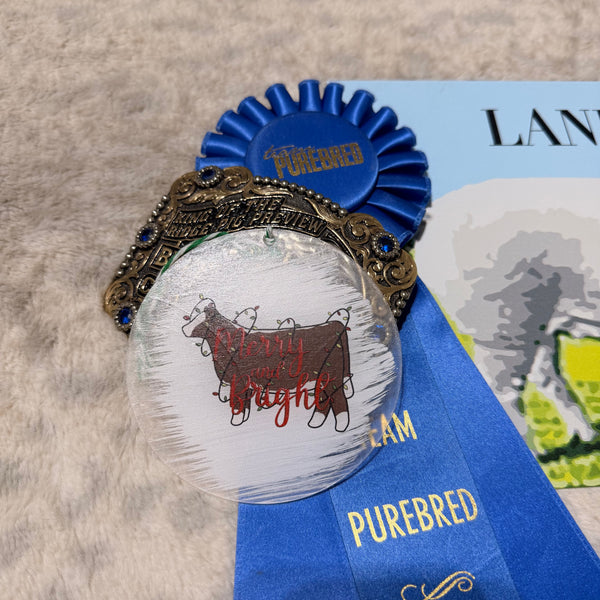 Acrylic Cattle Ornaments