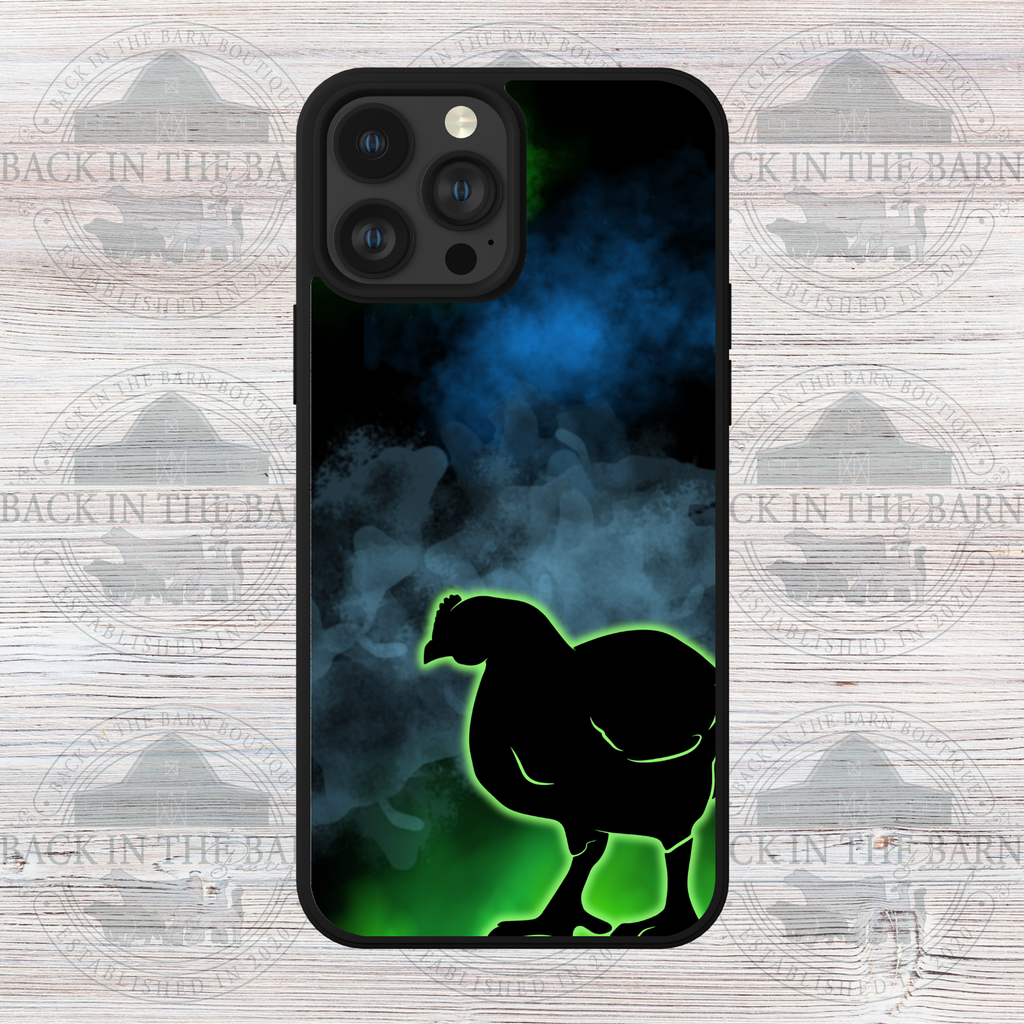 Green Smoke Chicken Phone Case