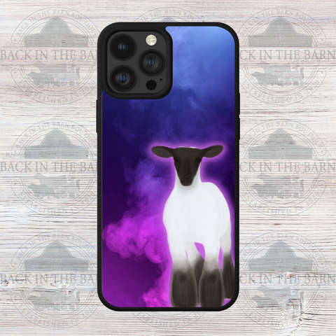 Purple Watercolor Lamb Phone Case