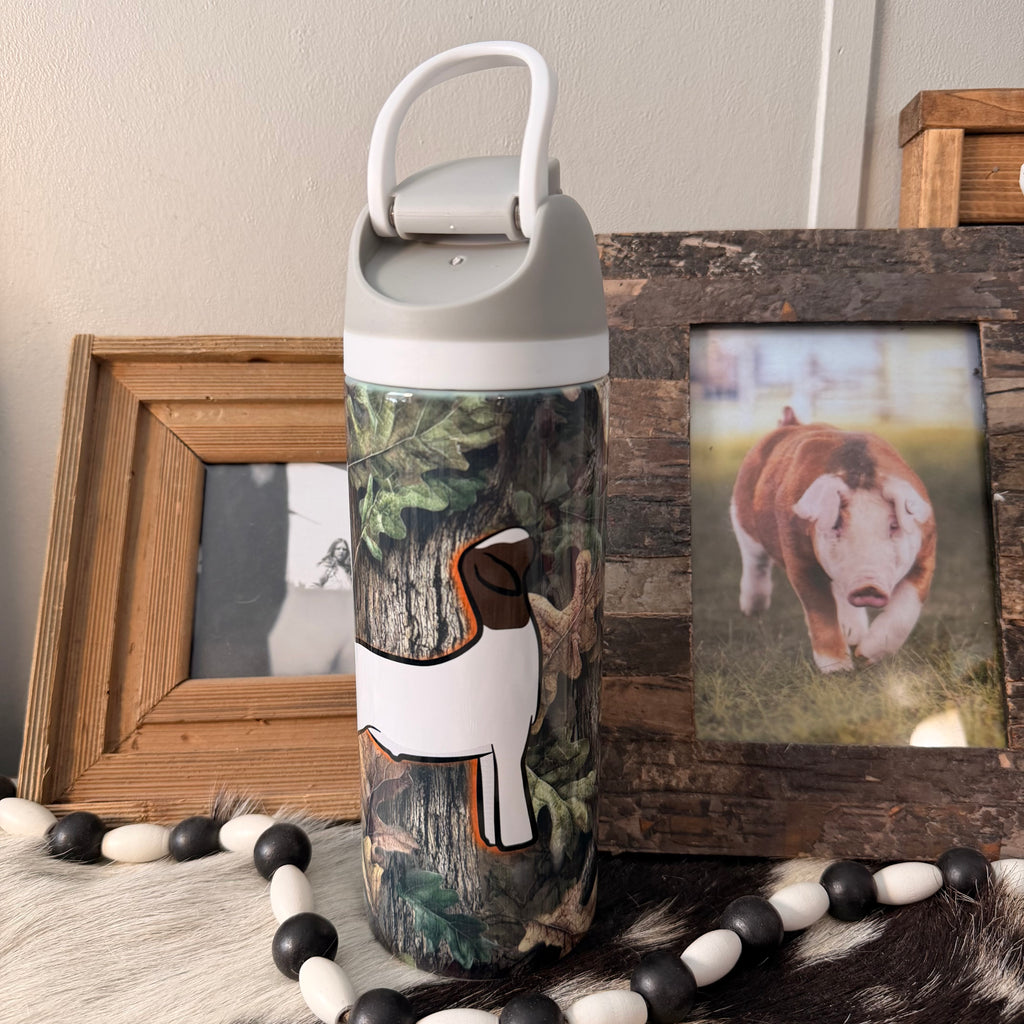 Camo Sip Top Goat Tumbler