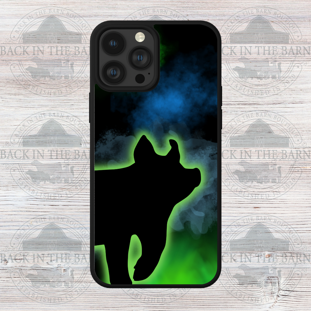 Green Smoke Pig Phone Case