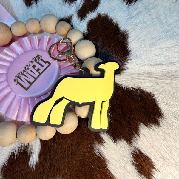 Acrylic Lamb Keychain