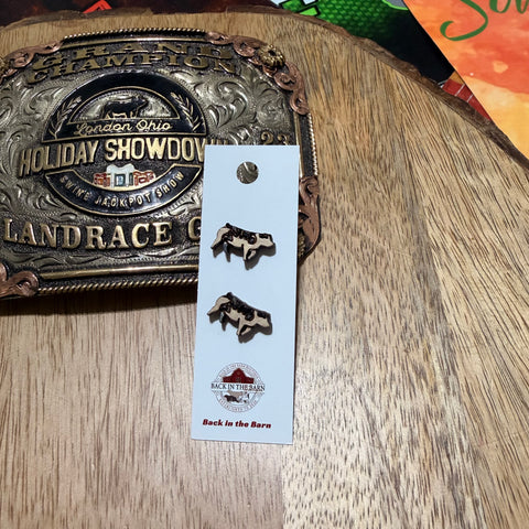 Spot Pig Stud Earrings