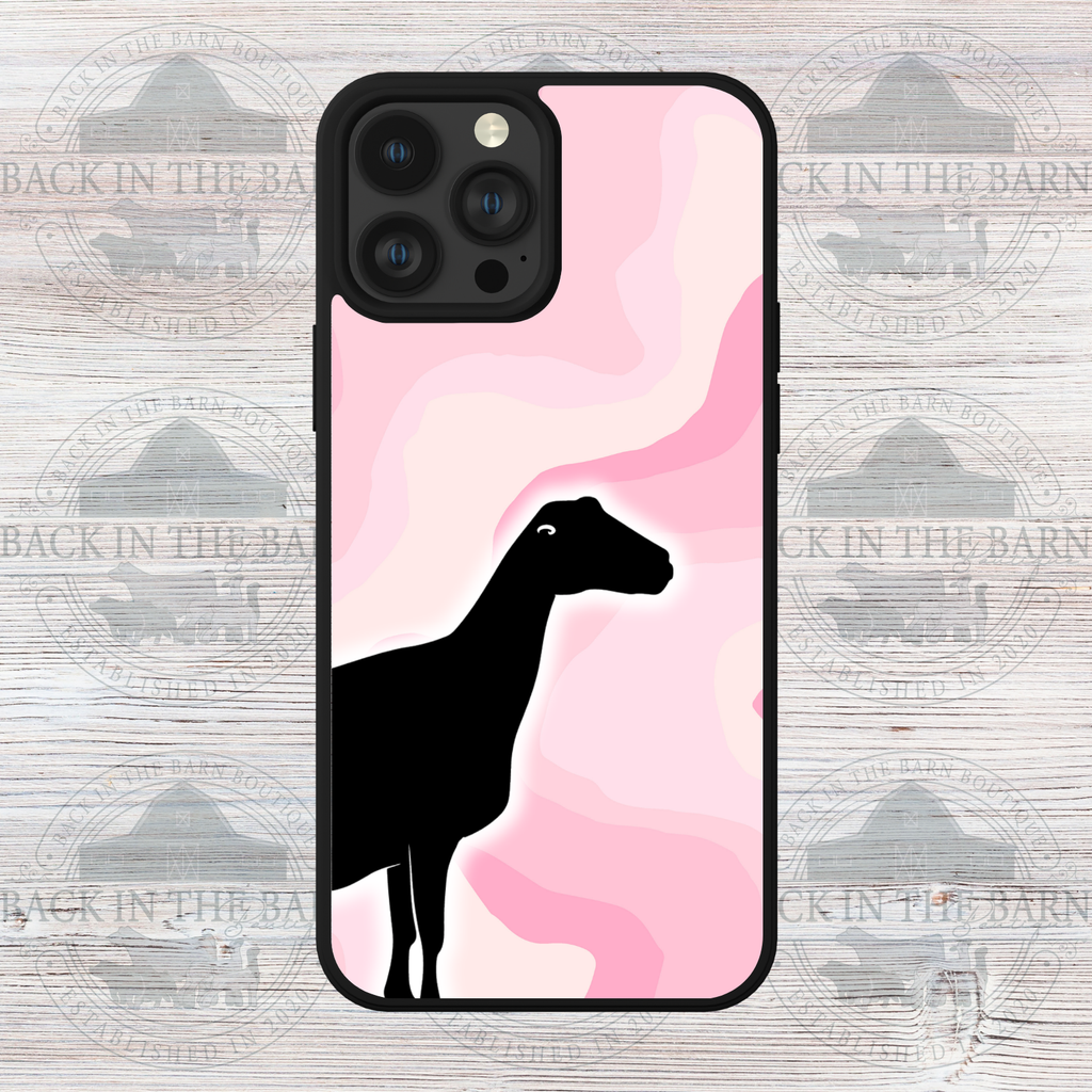 Pink Swirl Dairy Goat Phone Case