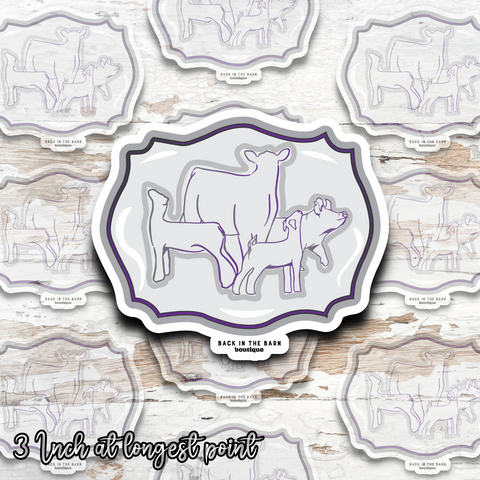 Buckle Bash Livestock Sticker