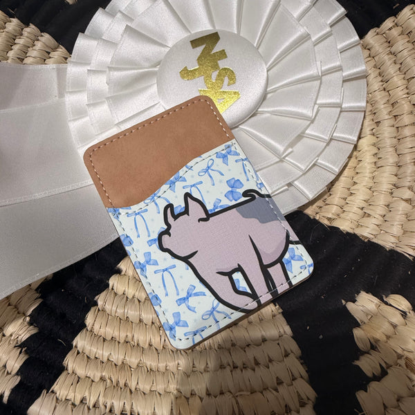 Back of Phone Pig Card Wallet