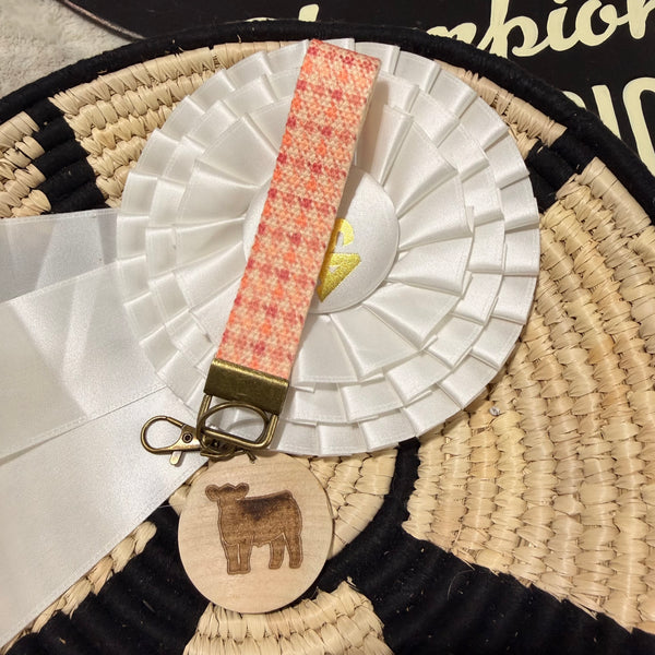 Cotton Cattle Wristlet